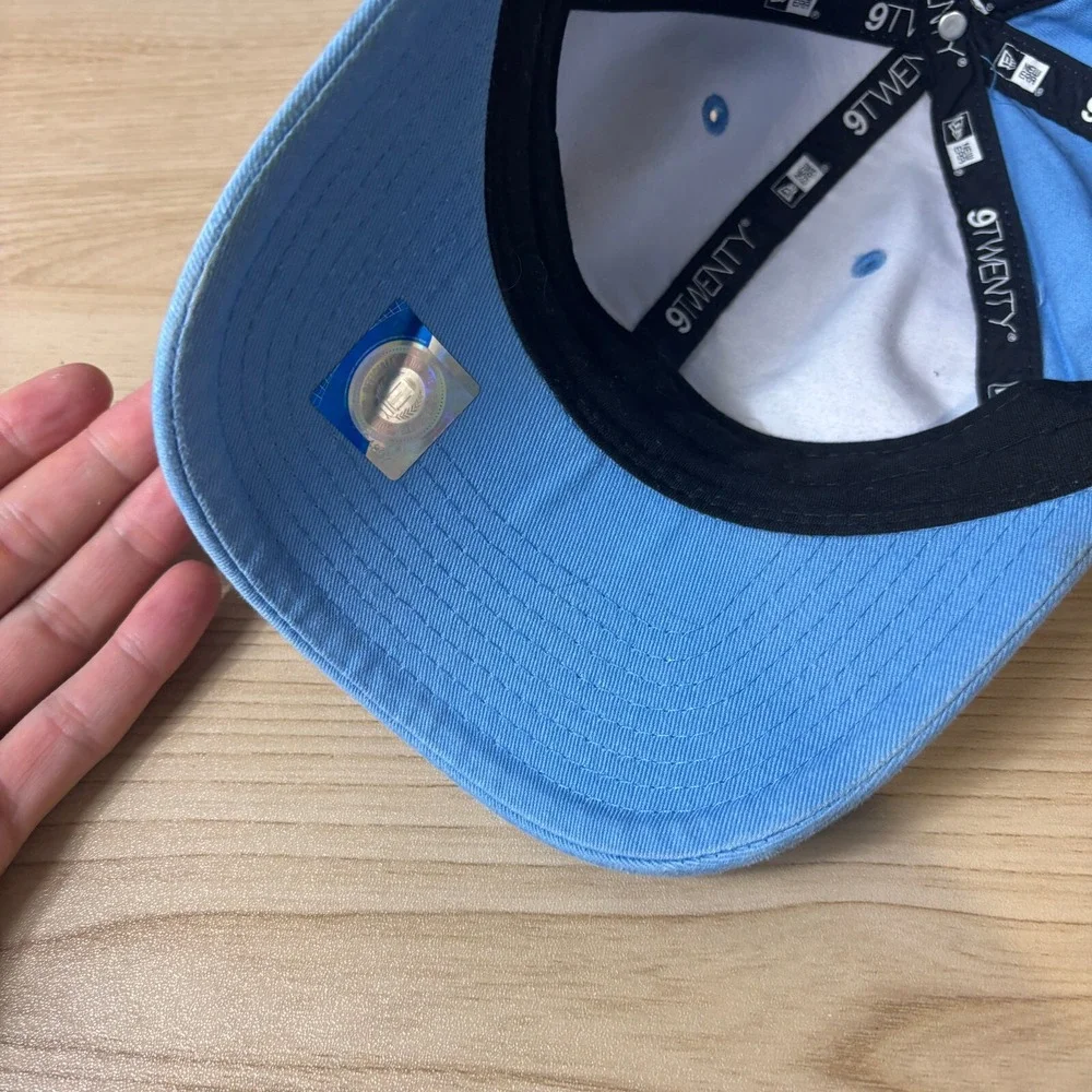 North Carolina Tar‎ Heels Hat Cap Strap Back Blue New Era Adjustable